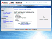 Tablet Screenshot of jenniferallaninteriors.ca